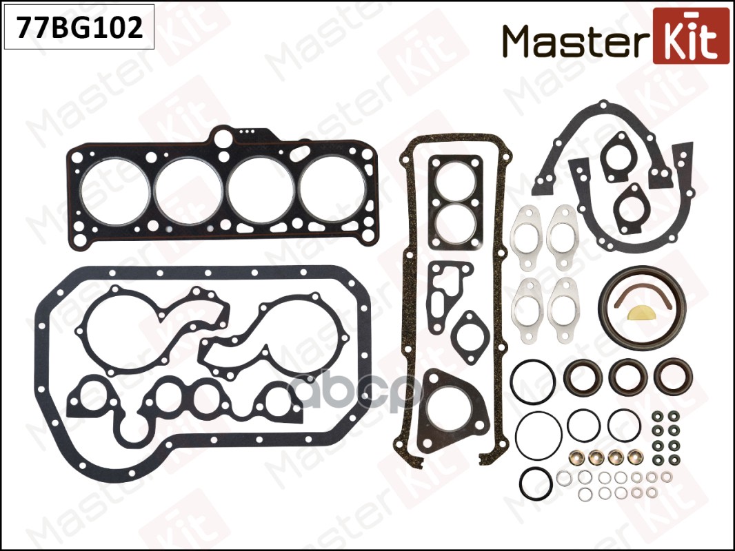 Набор прокладок двигателя AUDI 80 Masterkit 77BG102 MasterKit арт. 77BG102