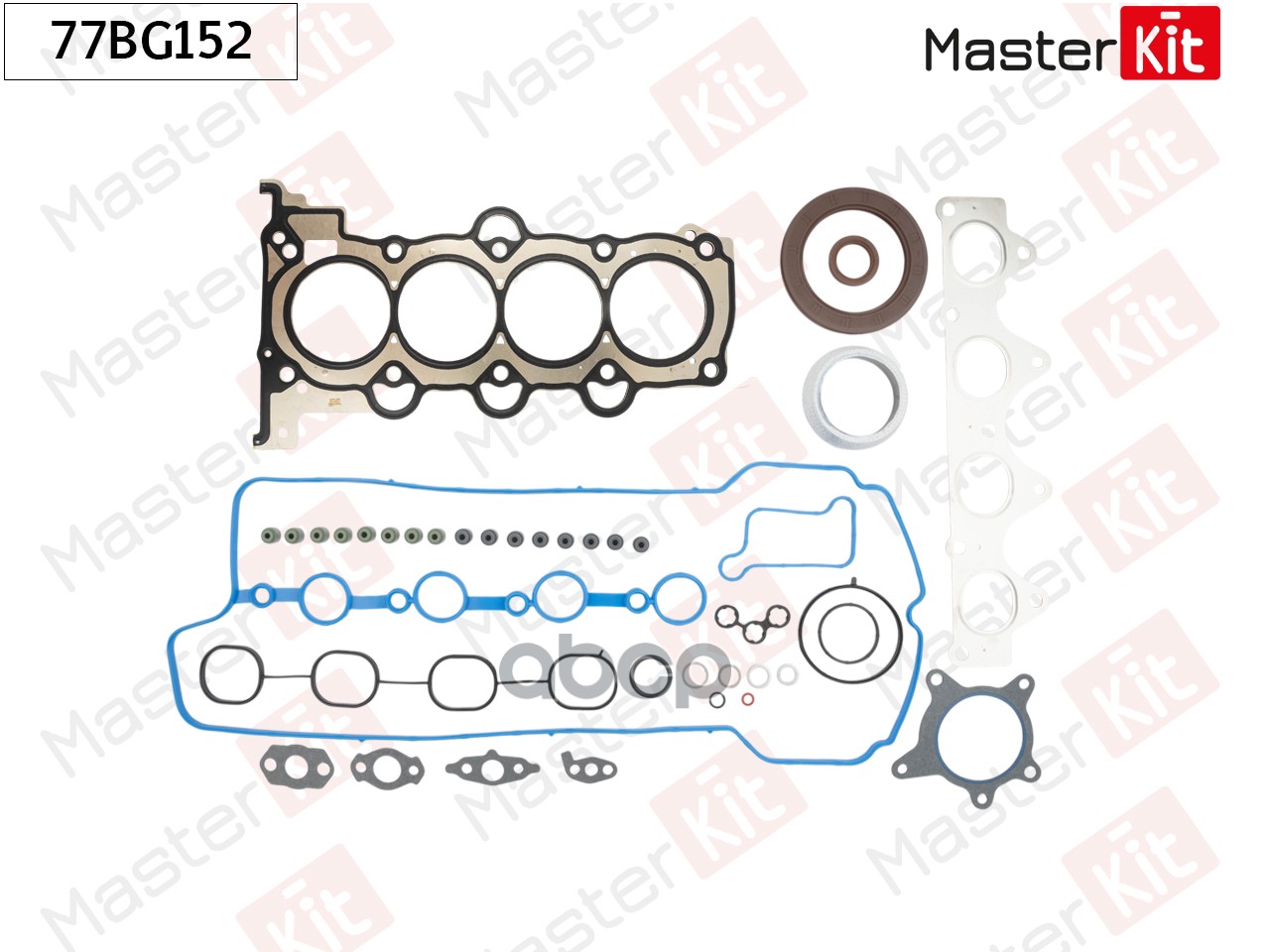Комплект прокладок двигателя hyundai solaris i (rb) g4fd MasterKit арт. 77BG152