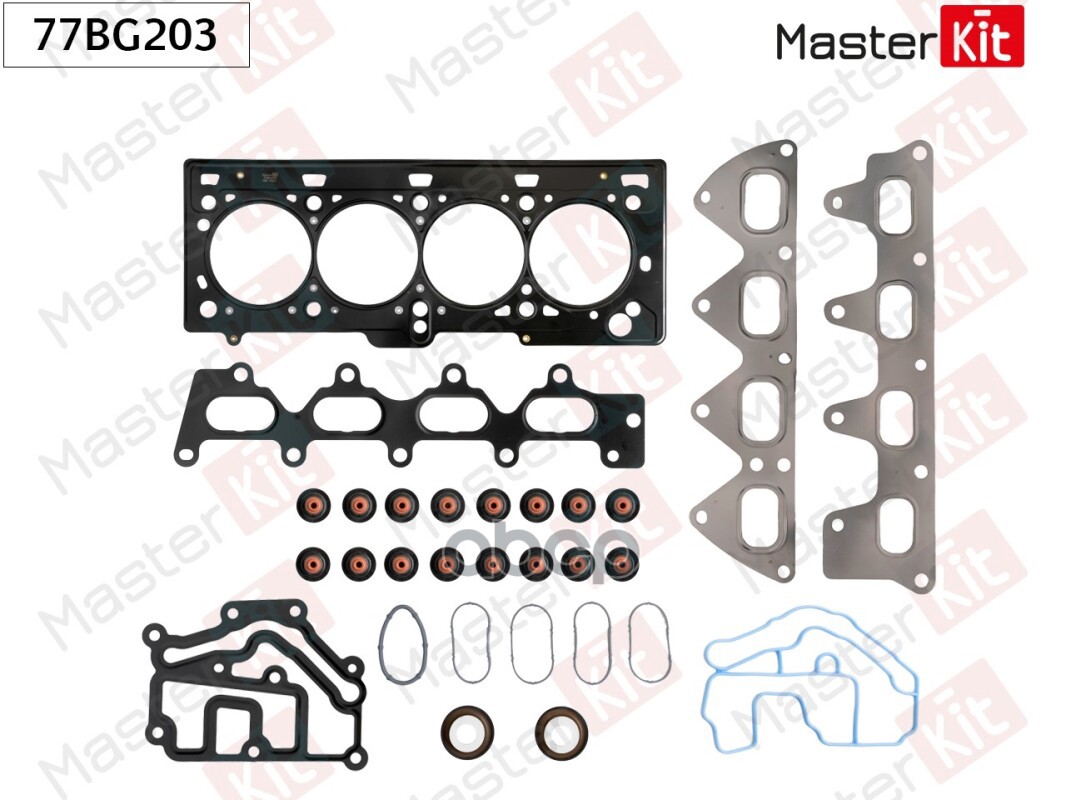 Комплект прокладок ГБЦ RENAULT K4M 77BG203 MasterKit арт. 77BG203