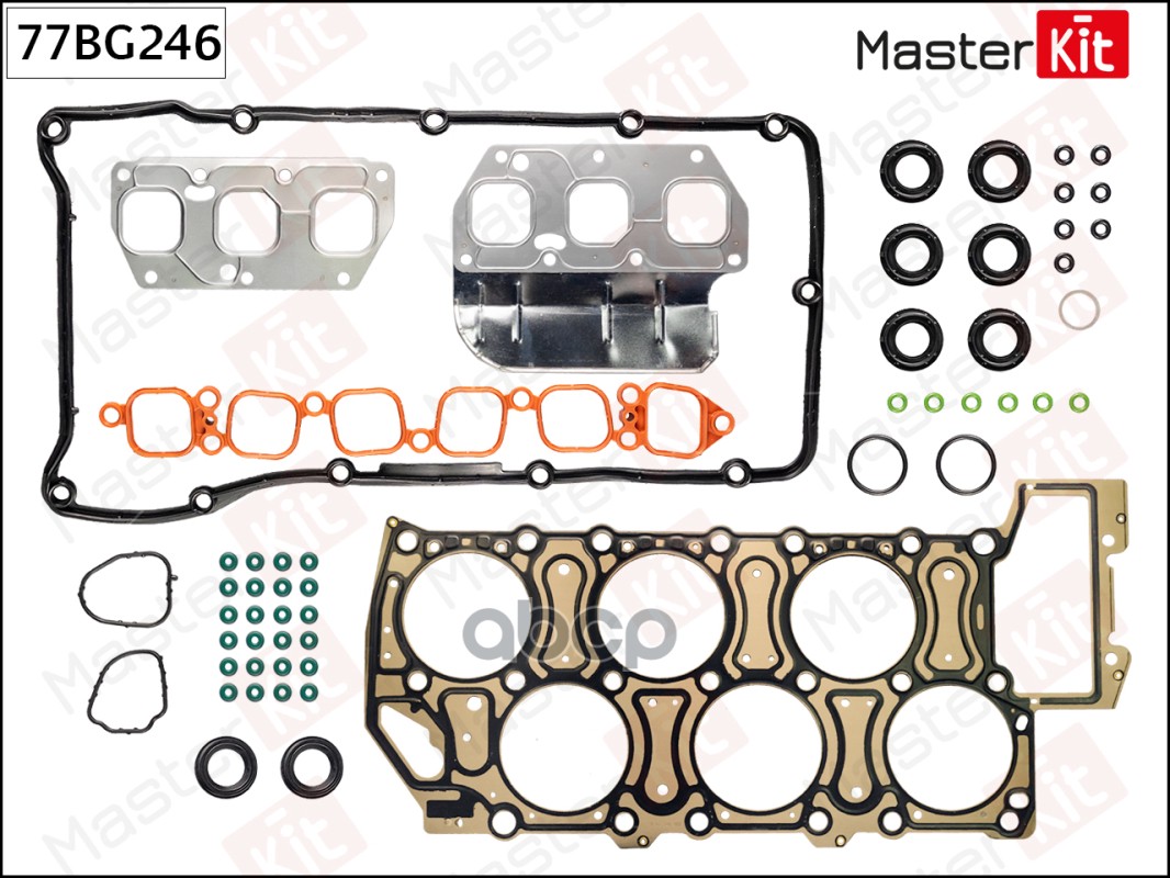 Комплект прокладок ГБЦ VAG CBRA, CFLA MasterKit арт. 77BG246