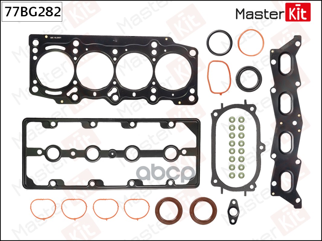 Комплект прокладок ГБЦ FIAT 198.A1, 198.A4 MasterKit арт. 77BG282