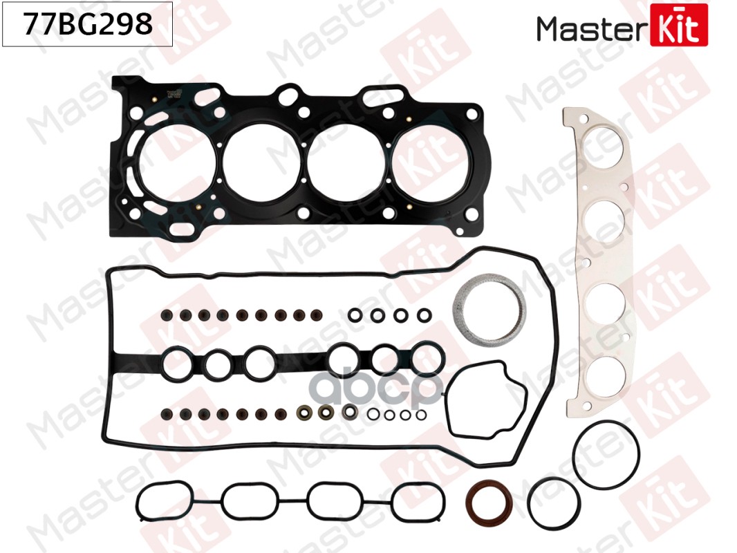 Комплект прокладок ГБЦ TOYOTA 1ZZ-FE, 3ZZ-FE MasterKit арт. 77BG298