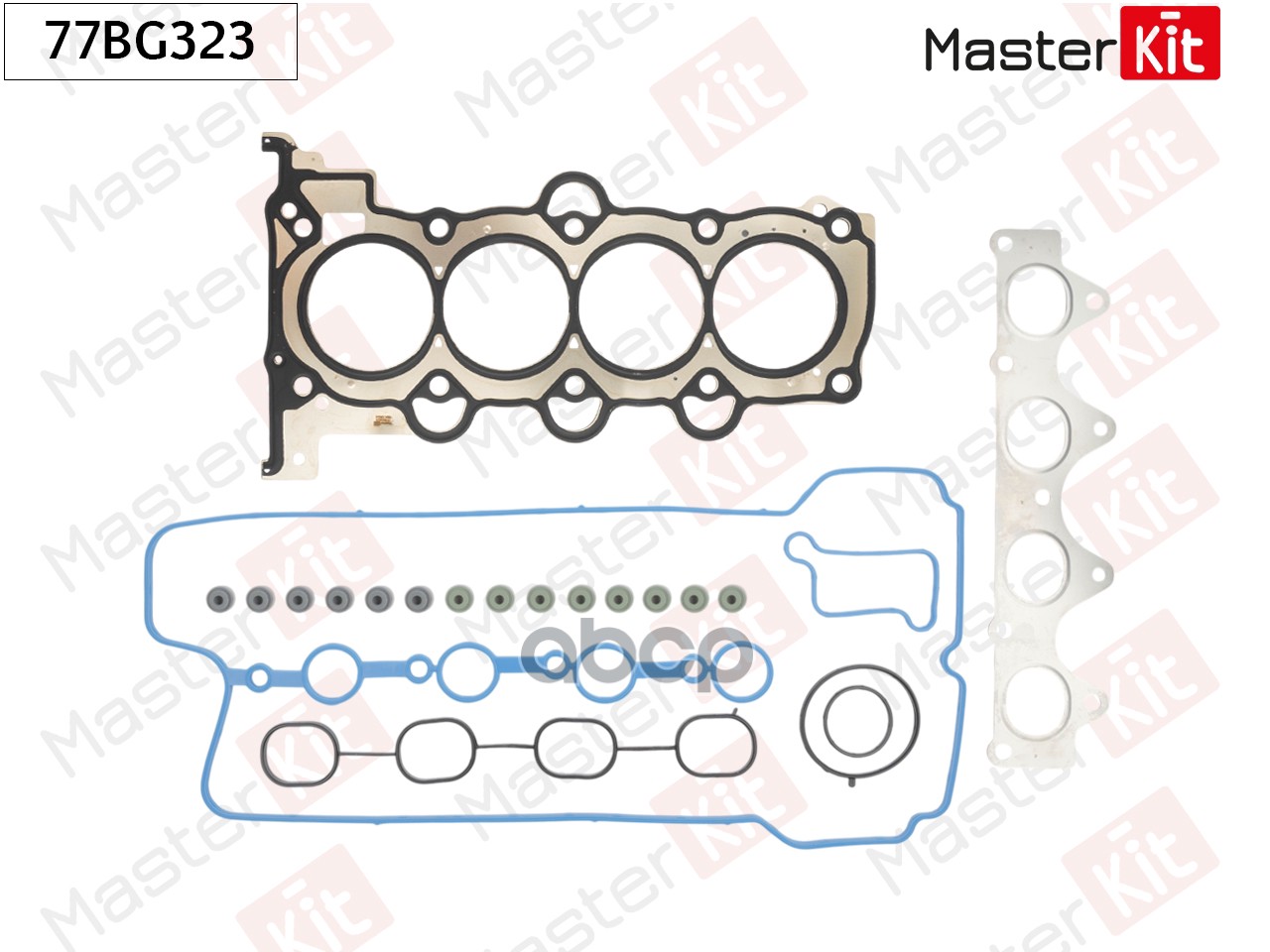 Комплект прокладок ГБЦ Hyundai SOLARIS II G4FG MasterKit арт. 77BG323