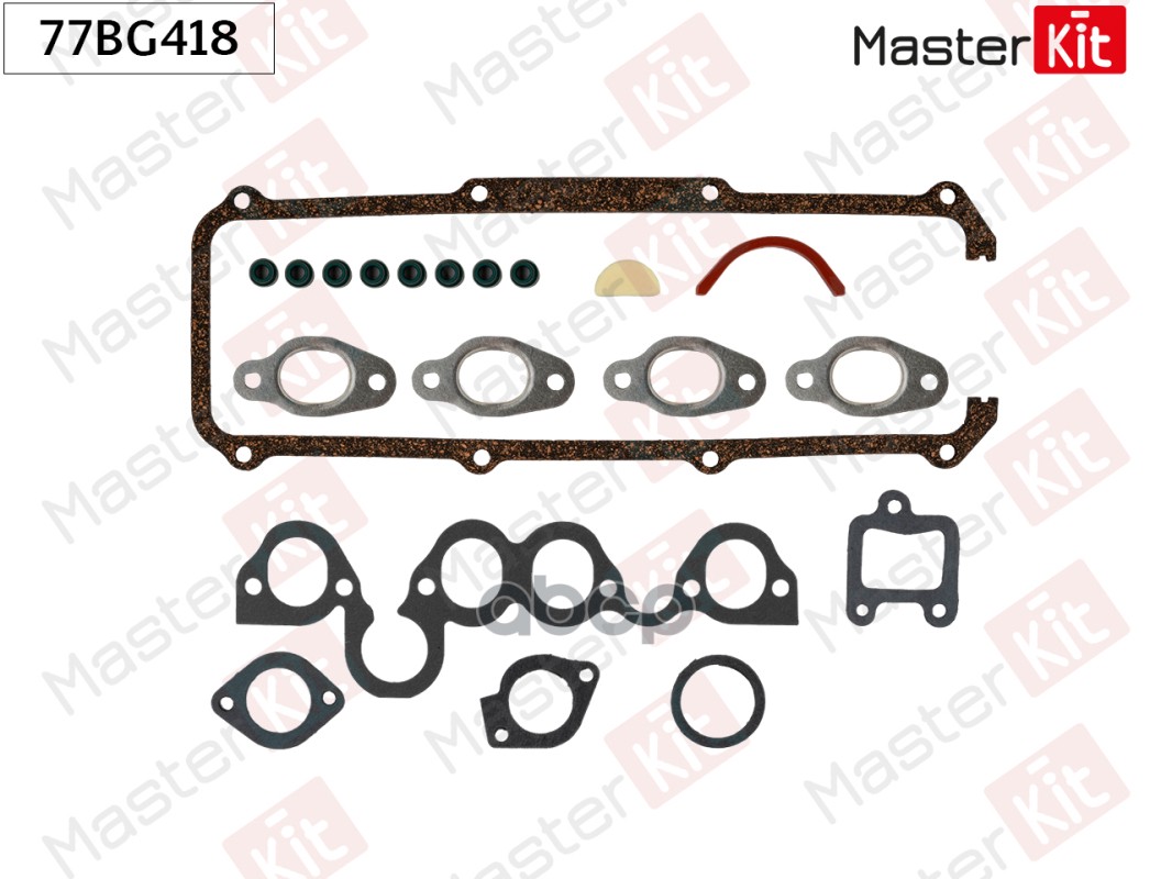 Комплект прокладок ГБЦ Audi 80 (89, 89Q, 8A, B3) JK MasterKit арт. 77BG418
