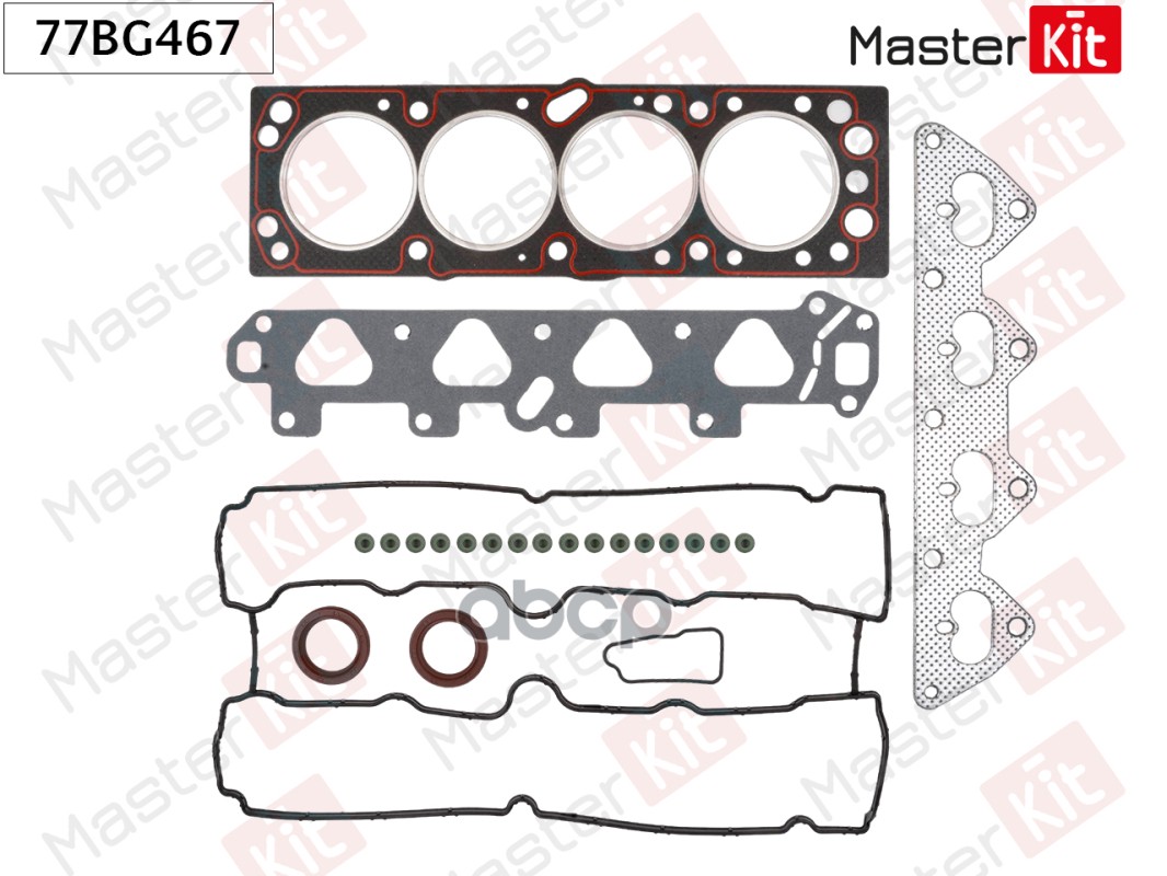 Комплект прокладок ГБЦ Opel ASTRA G (T98) Z 14 XE,X 14 XE 77BG467 MasterKit арт. 77BG467