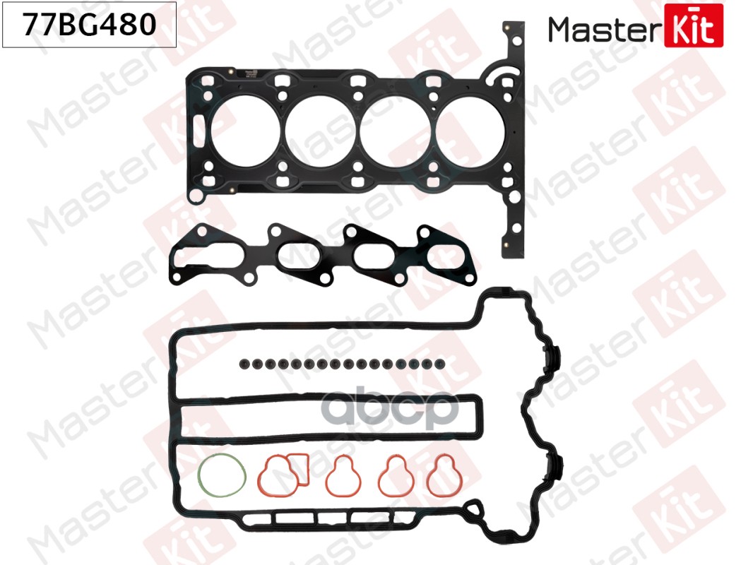 Комплект прокладок ГБЦ Opel ASTRA G  (F70) X 12 XE 77BG480 MasterKit арт. 77BG480