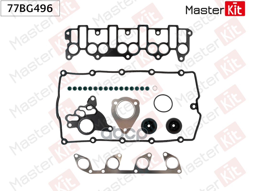 Комплект прокладок ГБЦ VW GOLF V (1K1) BKD 77BG496 MasterKit арт. 77BG496