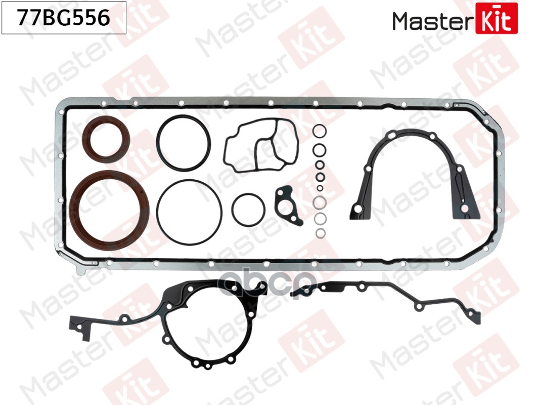 Комплект прокладок, блок-картер двигателя BMW 3 (E36) M50 B25 (256S1),M50 77BG556 MasterKit арт. 77BG556