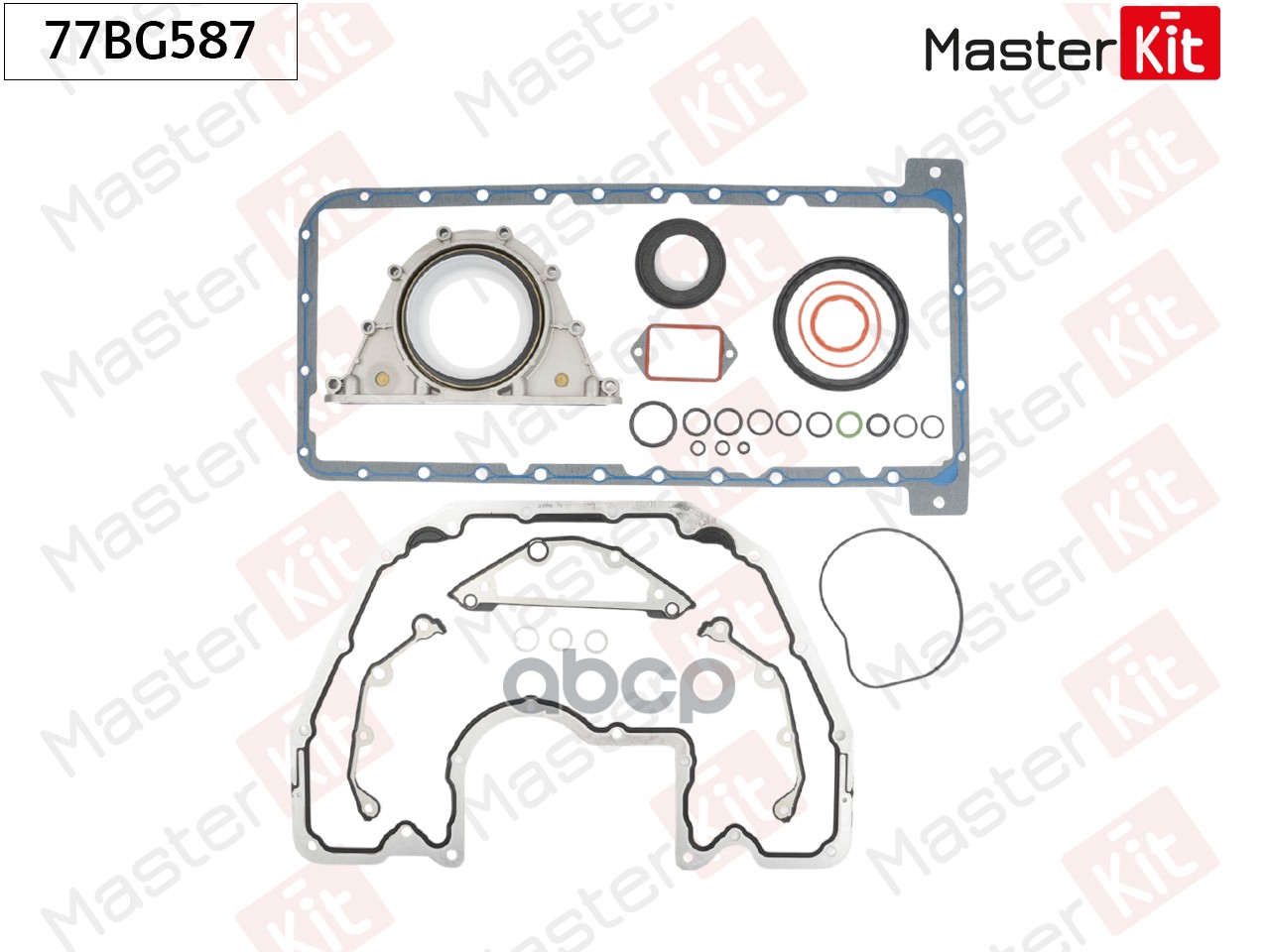 Комплект прокладок, блок-картер двигателя BMW 5  (E61) N62 B44 A MasterKit арт. 77BG587