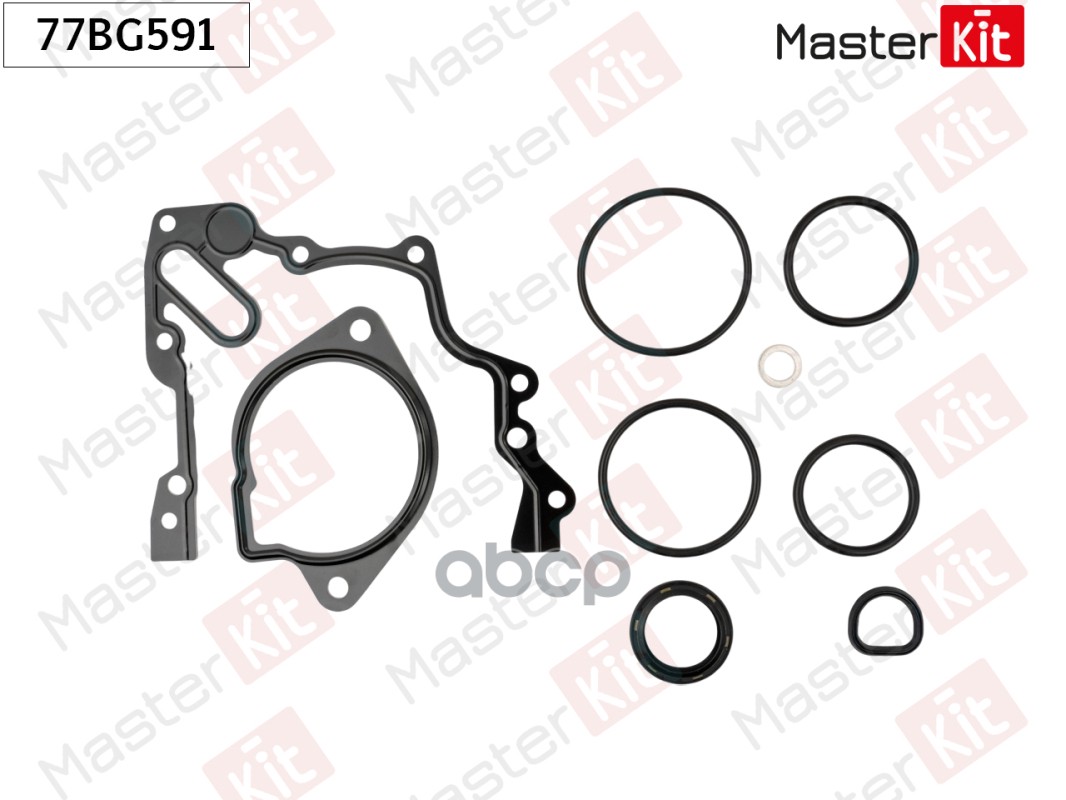 Комплект прокладок, блок-картер двигателя VW POLO (6R1, 6C1) CMAA MasterKit арт. 77BG591
