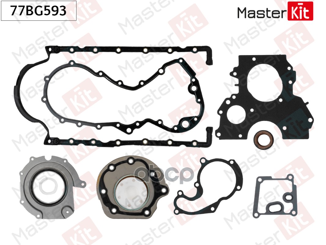 Комплект прокладок, блок-картер двигателя Ford C-MAX (DM2) KKDA,KKDB 77BG593 MasterKit арт. 77BG593
