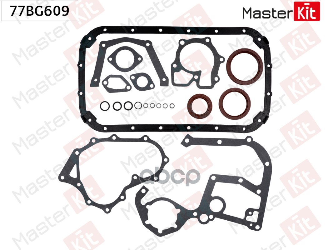 Комплект прокладок, блок-картер двигателя Ford TRANSIT (T_ _) 4AB 77BG609 MasterKit арт. 77BG609