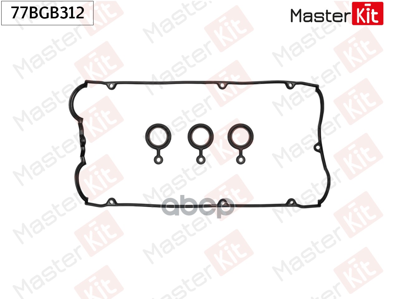 Прокладка клапанной крышки Mitsubishi PAJERO III (V7_W, V6_W) 6G74 (DOHC 24V) MasterKit арт. 77BGB312