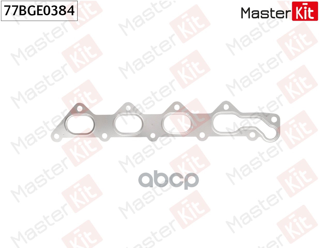 Прокладка выпускного коллектора Chevrolet LANOS L44(96CUL4) MasterKit арт. 77BGE0384