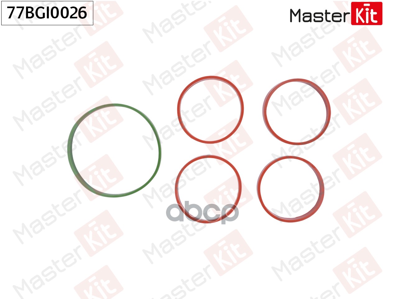 77BGI0026 Комплект прокладок впускного коллектора Opel INSIGNIA A (G09) B 18 XER A 18 XER MasterKit арт. 77bgi0026