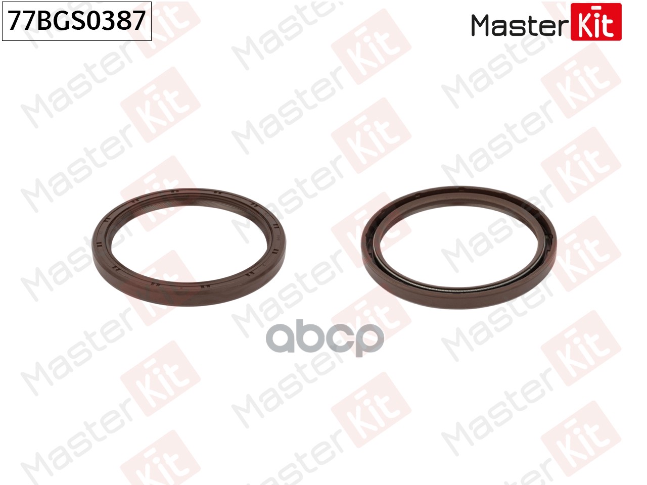 Сальник коленвала зад.83x100x9 Kia Rio(DC_) 00-05,Mazda 3(BM,BN) 13- (A3E,A5D,Z6Y3,Z6Y1) MasterKit арт. 77BGS0387