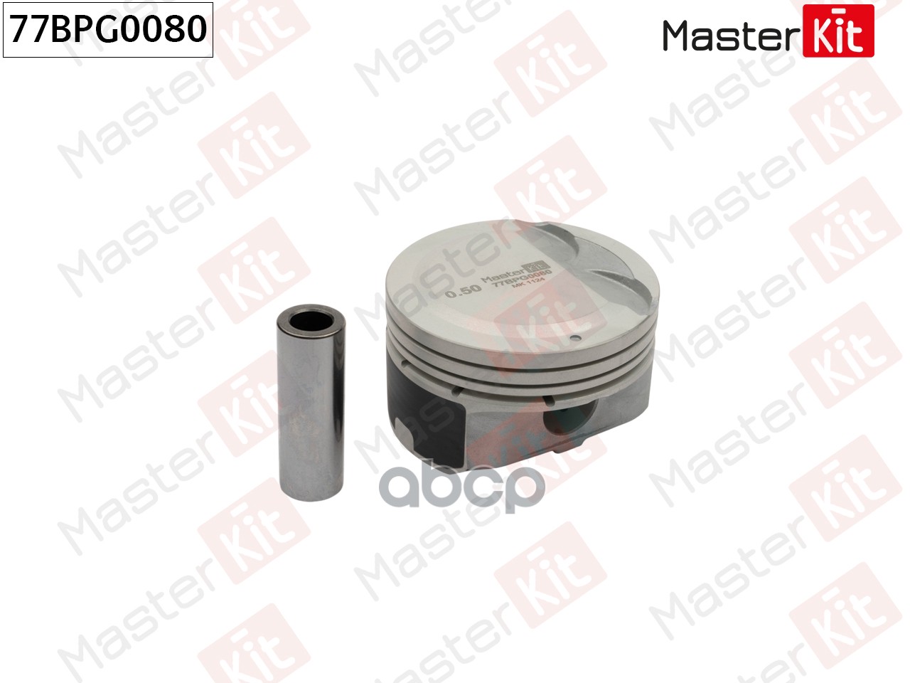 Поршень с пальцем (без колец) (1шт) (0,5) HYUNDAI/KIA G4FA MasterKit арт. 77BPG0080