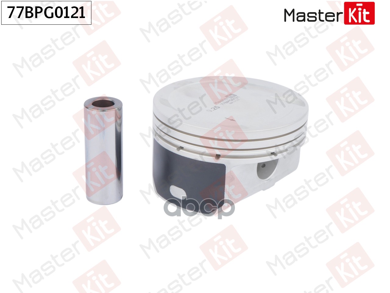Поршень с пальцем (без колец) (1шт) HYUNDAI/KIA G4KE 77BPG0121 MasterKit арт. 77BPG0121