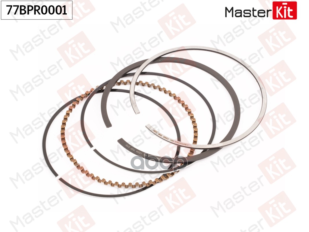 Кольца поршневые (к-т на 1 поршень)  (STD) CHEVROLET LXT 77BPR0001 MasterKit арт. 77BPR0001