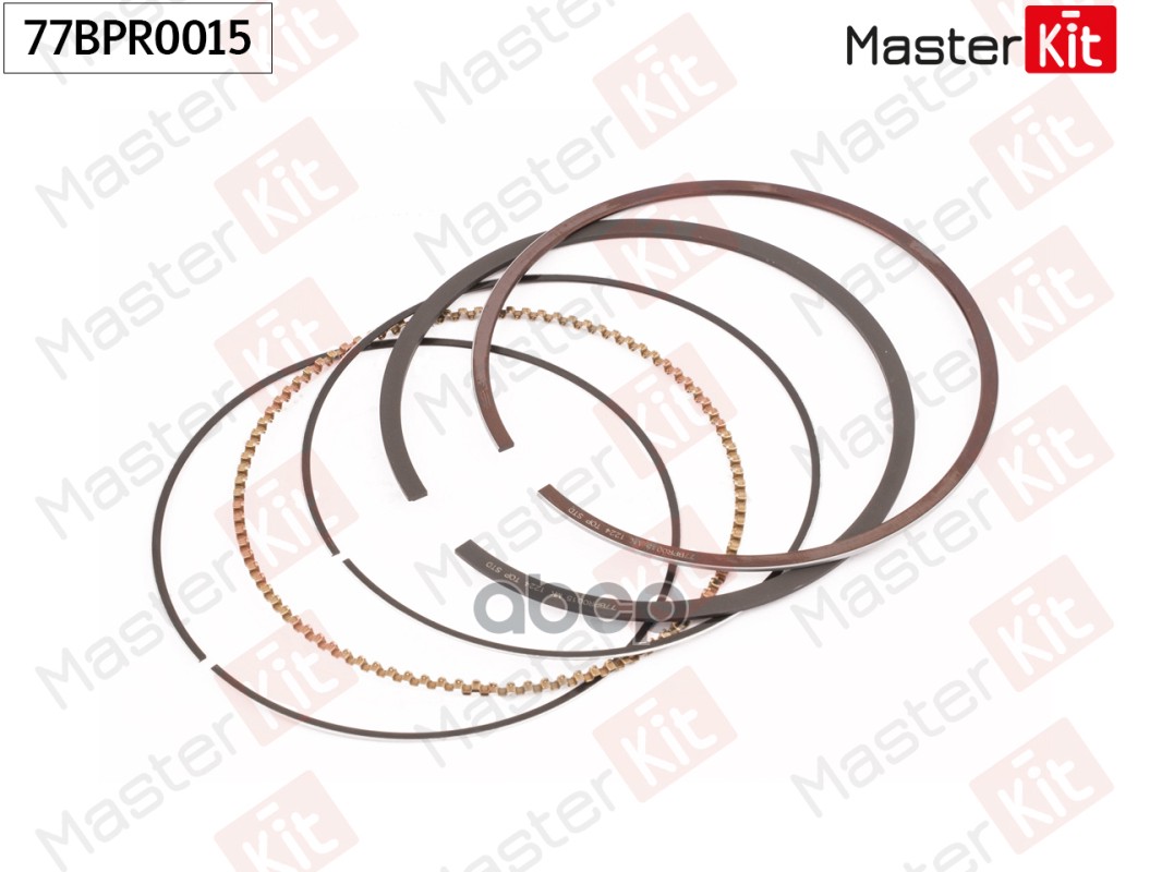 Кольца поршневые (к-т на 1 поршень) (STD) MITSUBISHI 4B11 77BPR0015 MasterKit арт. 77BPR0015