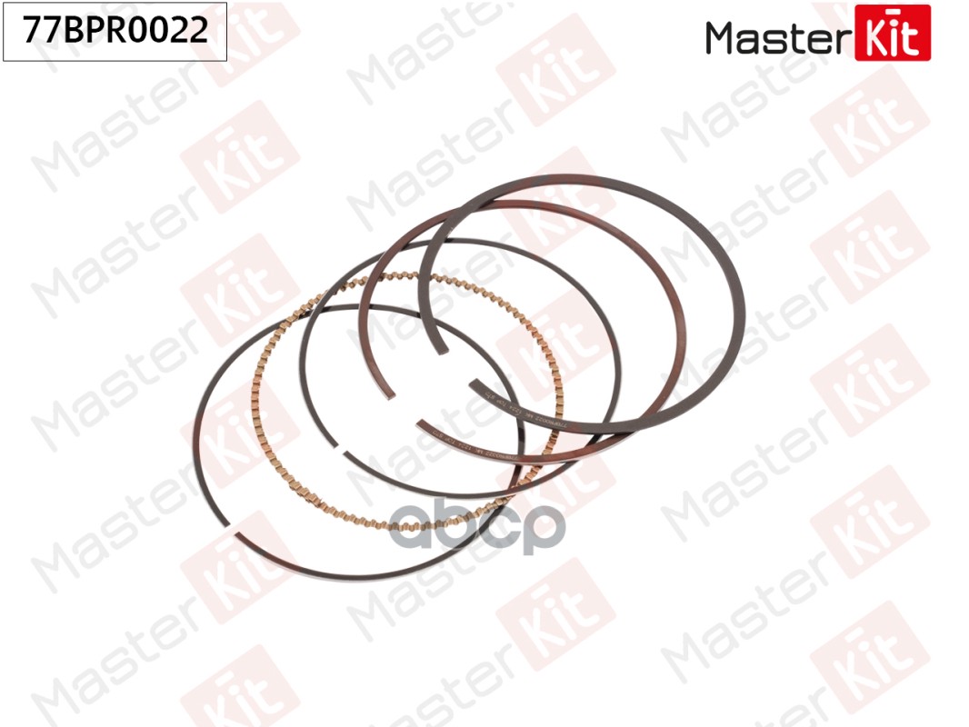 Кольца поршневые (к-т на 1 поршень)  (STD) NISSAN MR20DE 77BPR0022 MasterKit арт. 77BPR0022