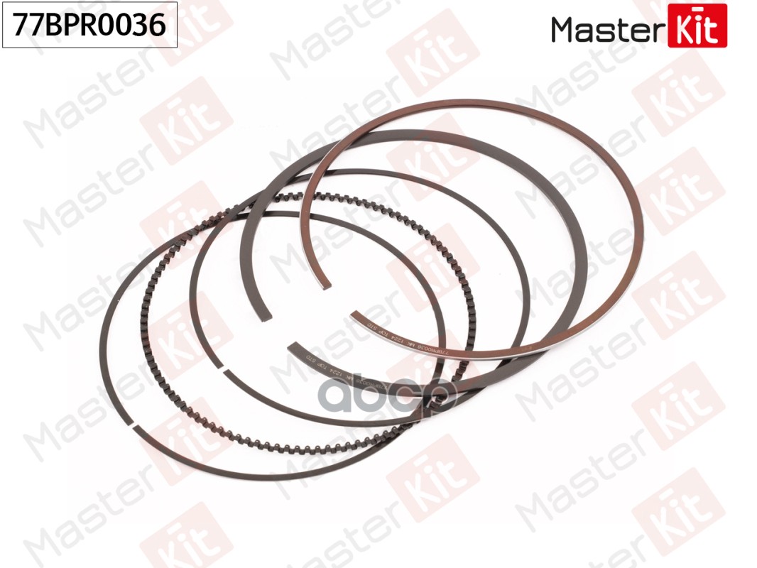 Кольца поршневые (к-т на 1 поршень) (STD) TOYOTA 2AZ-FE 77BPR0036 MasterKit арт. 77BPR0036
