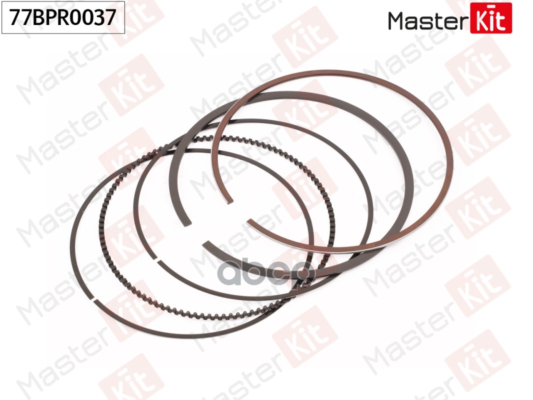 Кольца поршневые (к-т на 1 поршень) (0,25) TOYOTA 2AZ-FE 77BPR0037 MasterKit арт. 77BPR0037