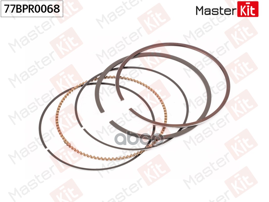 Кольца поршневые (к-т на 1 поршень)  (1,0) HYUNDAI/KIA G4KD MasterKit арт. 77BPR0068