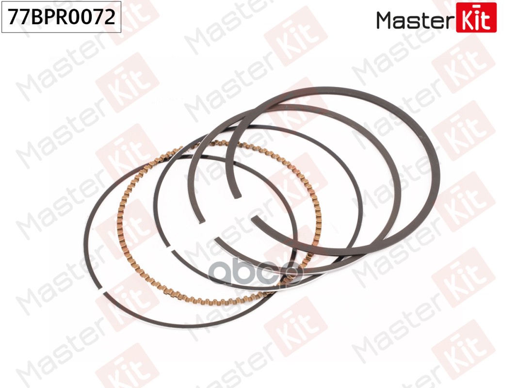 Кольца поршневые (к-т на 1 поршень)  (0,25) HYUNDAI/KIA G4FG 77BPR0072 MasterKit арт. 77BPR0072