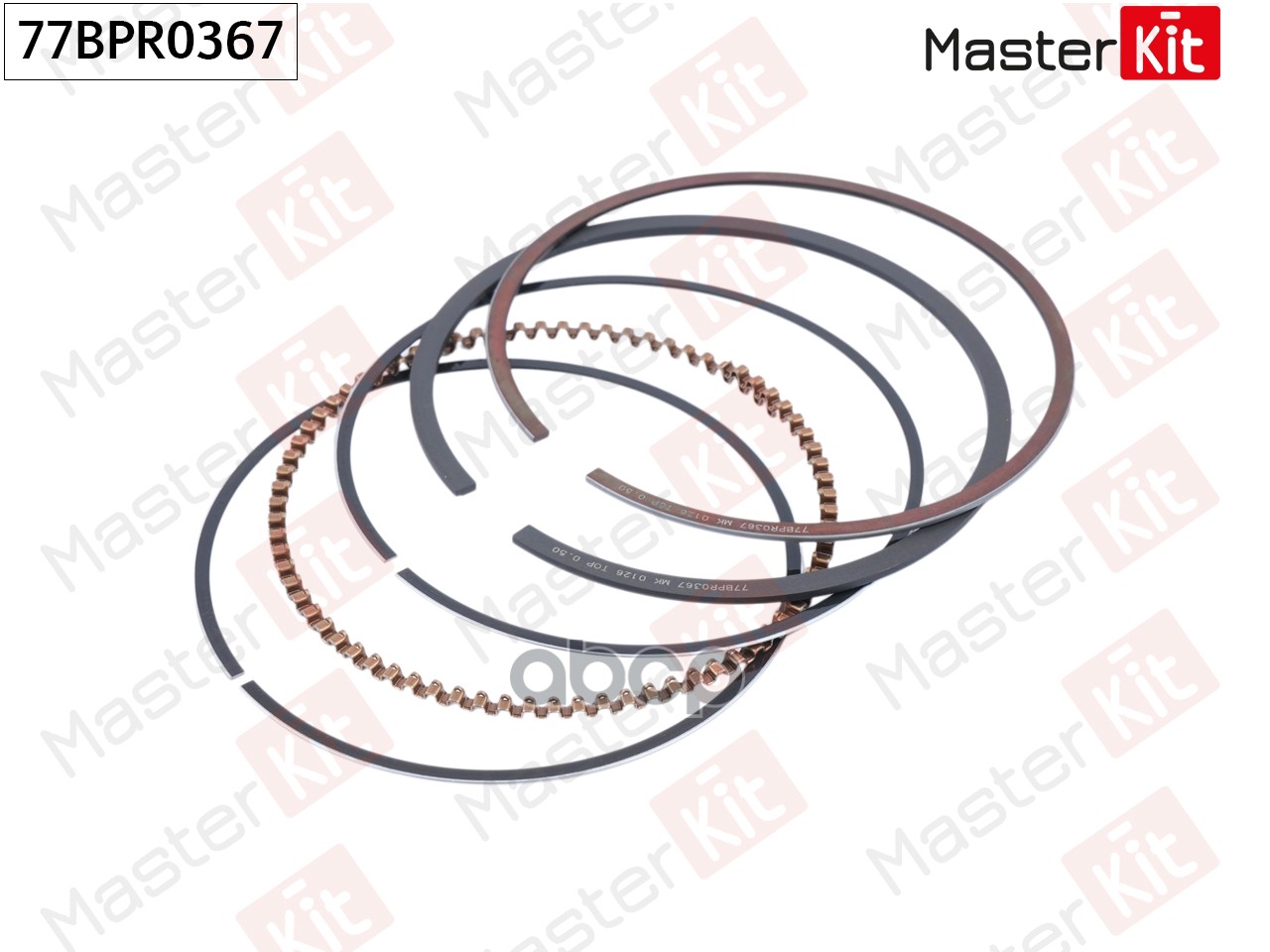 Кольца поршневые (к-т на 1 поршень) General Motors L14 (85CUL4) 77BPR0367 MasterKit арт. 77BPR0367