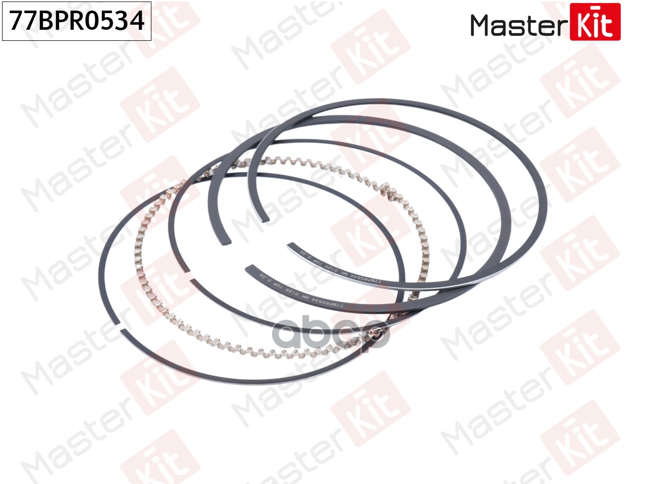 Кольца поршневые (к-т на 1 поршень) Ford/Mazda/Volvo SYDA/LF17/B 4204 S3 77BPR0534 MasterKit арт. 77BPR0534
