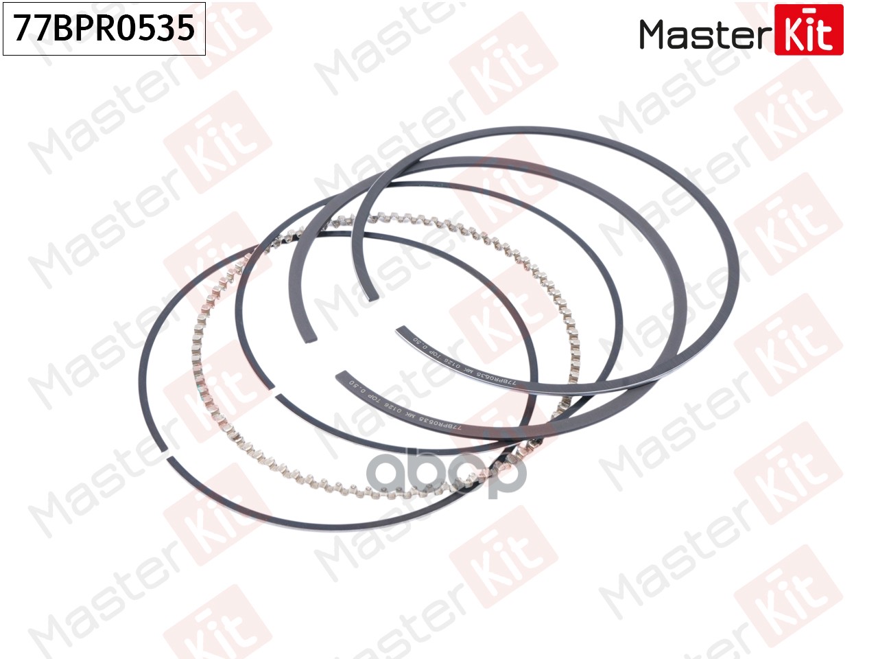 Кольца поршневые (к-т на 1 поршень) Ford/Mazda/Volvo SYDA/LF17/B 4204 S3 77BPR0535 MasterKit арт. 77BPR0535