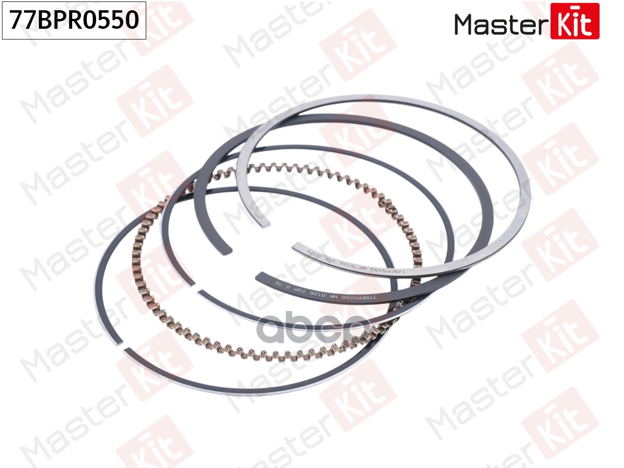 Кольца поршневые (к-т на 1 поршень) Hyundai/Kia/KIA G4ED 77BPR0550 MasterKit арт. 77BPR0550