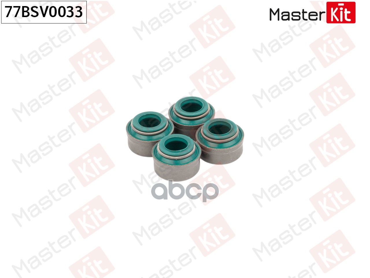 77BSV0033 Колпачок маслосъемный (упак 4 шт) MB C-CLASS (W204)/CLK (C209) 2002 - 2014 OM 646.811/M 11 MasterKit арт. 77BSV0033