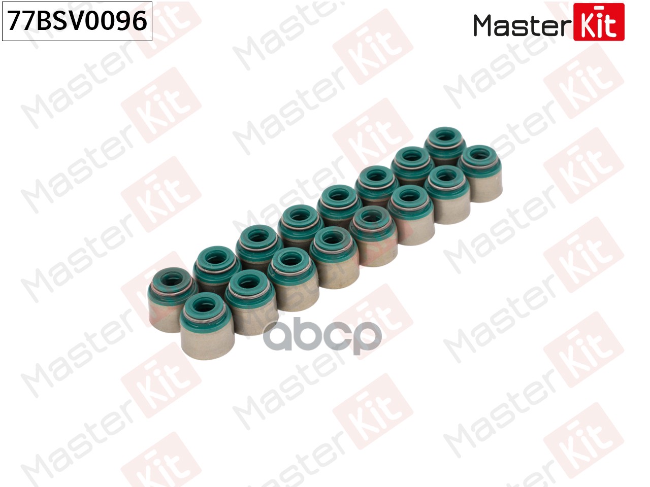 Колпачок маслосъемный (упак 16 шт) Nissan ALMERA II (N16)/X-TRAIL (T32_) 2000 - QR25DE/SR2 77BSV0096 MasterKit арт. 77BSV0096