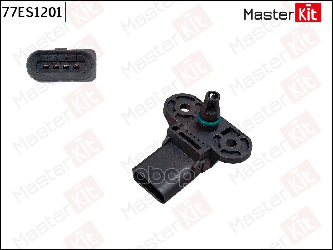 Датчик, давление во впускном газопроводе AUDI/VW 1.4-2.0 00-10 MasterKit арт. 77ES1201