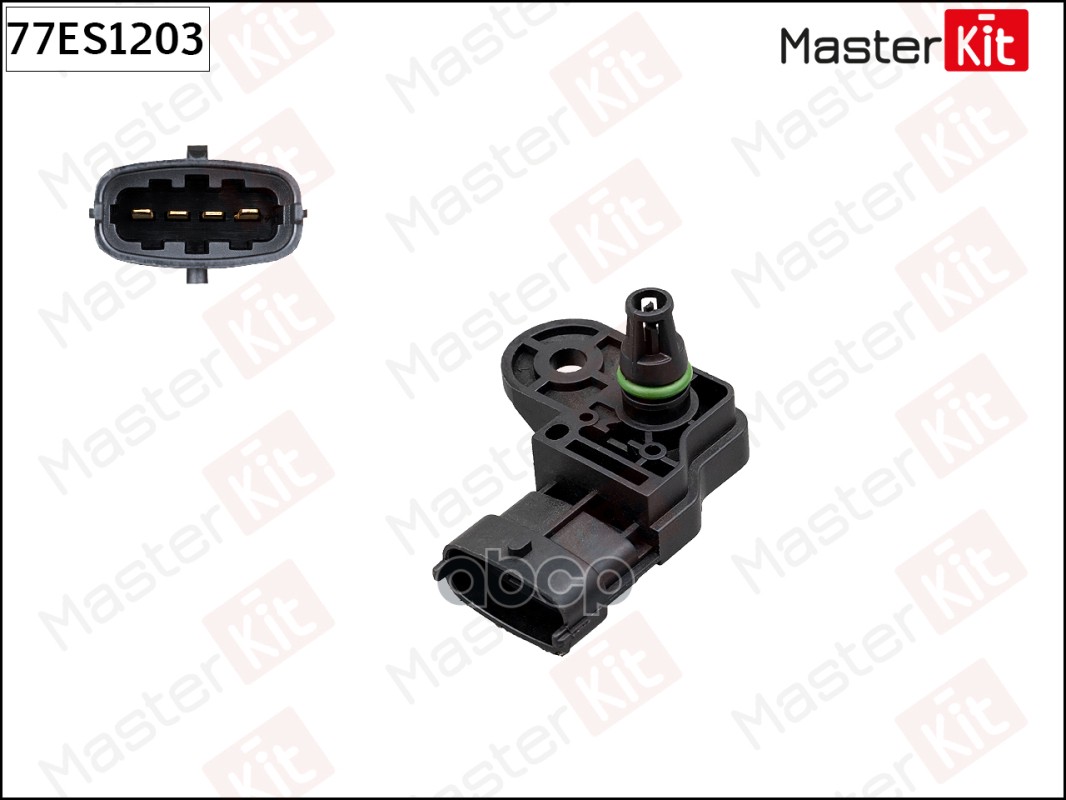 Датчик, давление во впускном газопроводе FIAT 500, PUNTO 10- 77ES1203 MasterKit арт. 77ES1203
