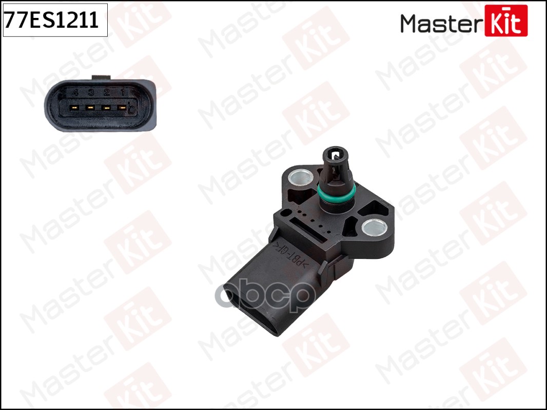 77ES1211 Датчик  давление во впускном газопроводе AUDI/VW 1.8TSi/2.0TFSi MasterKit арт. 77es1211