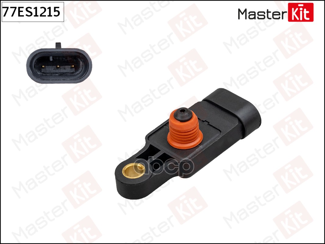 Датчик, давление во впускном газопроводе CHEVROLET LACETTI 1.4/1.6 77ES1215 MasterKit арт. 77ES1215