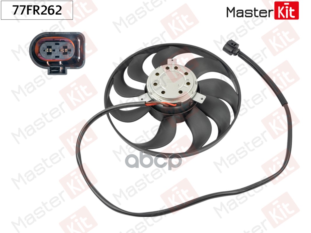 Вентилятор охлаждения радиатора Volkswagen TRANSPORTER V (7HA, 7HH, 7EA, 7EH, 7JD, 7JE, 200 MasterKit арт. 77FR262
