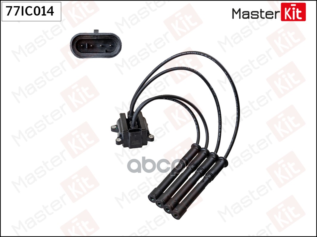Катушка зажигания Nissan Almera II(N16) 00-,Renault Clio II(BB_,CB_),Kangoo(KC0/1_) 97- MasterKit арт. 77IC014