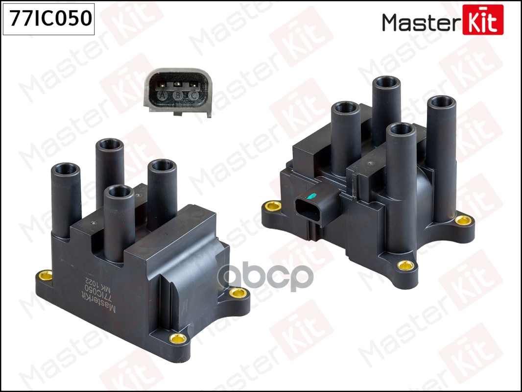 Катушка зажигания FORD FOCUS II/III 1.4/1.6 MASTERKIT 77IC050 MasterKit арт. 77IC050