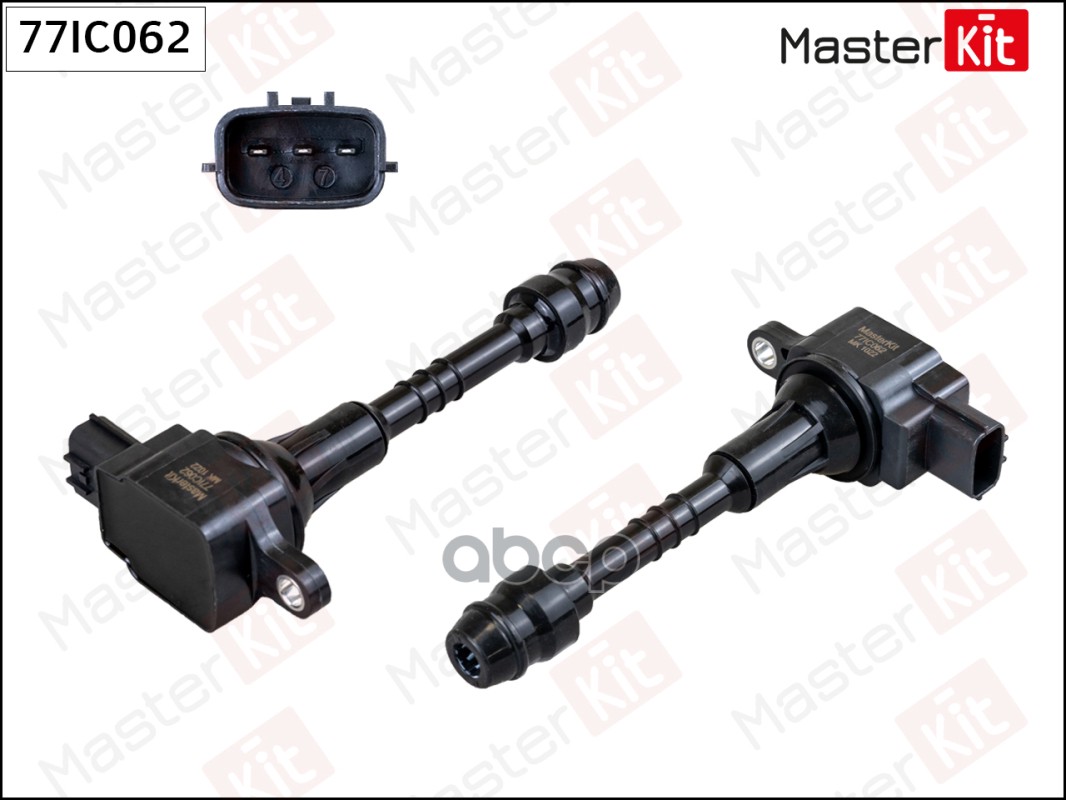 Катушка зажигания Nissan Almera II(N16),Primera(P12),Sunny IV(N16) 95- MasterKit арт. 77IC062
