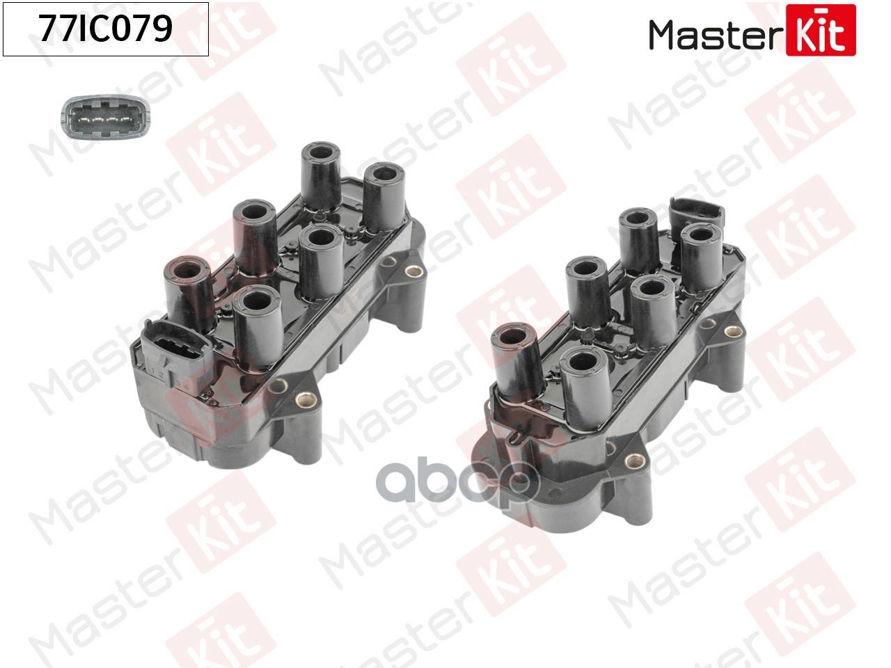 Катушка зажигания Opel Omega B(V94),Vectra B(J96) 94-03 MasterKit арт. 77IC079