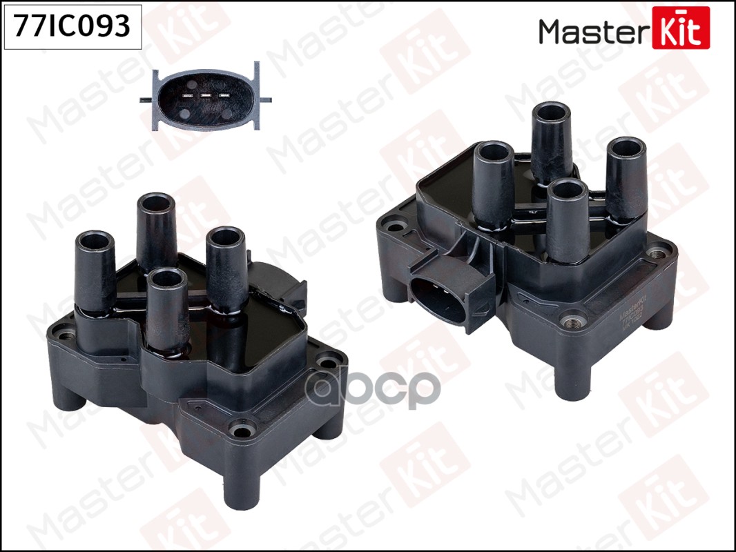 77IC093 Катушка зажигания FORD FOCUS II  MONDEO III MasterKit арт. 77ic093