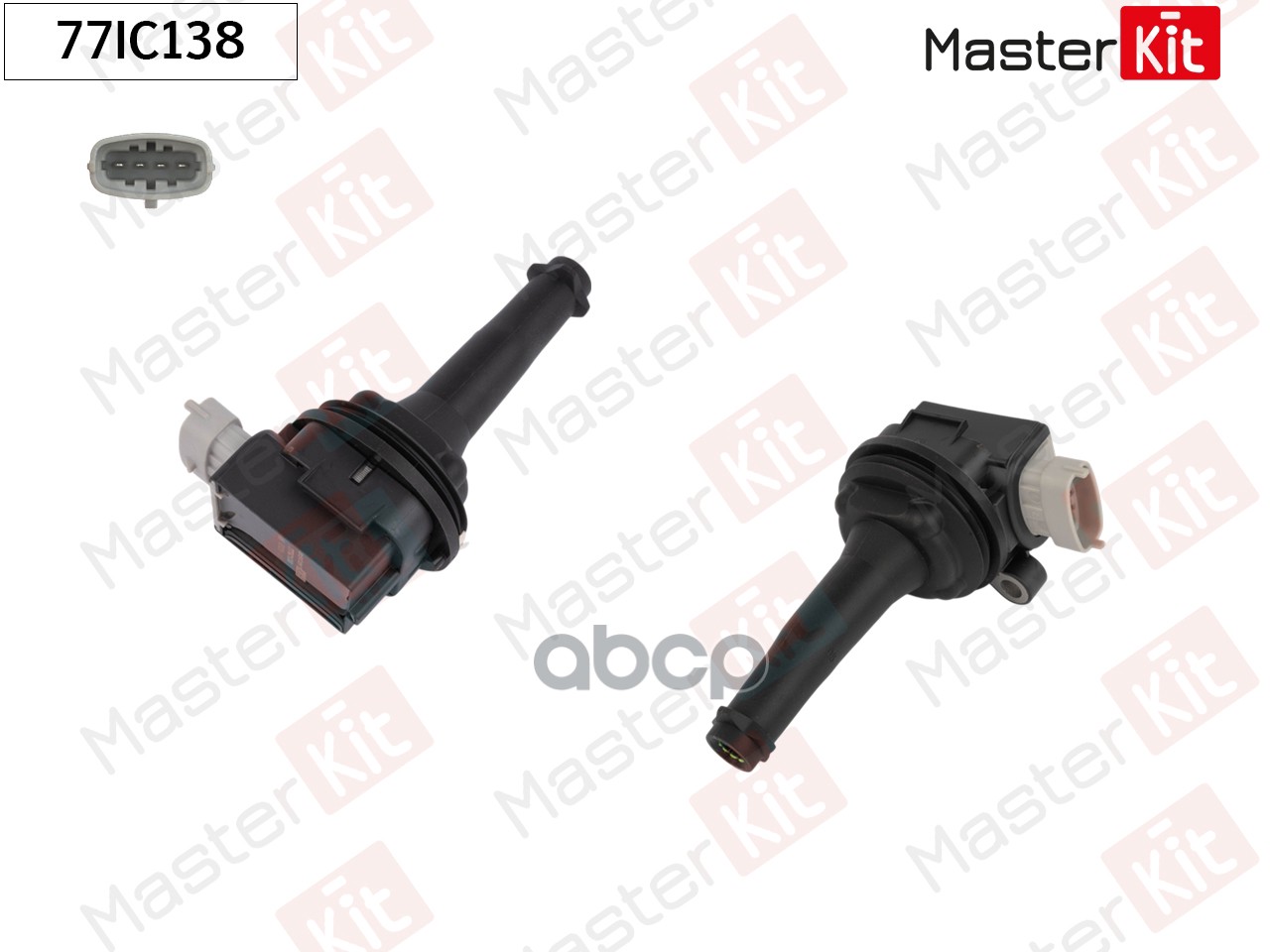 Катушка зажигания Ford Kuga I,Mondeo IV(BA7) 07-15,Volvo S60 II(134),XC60(156) 08- MasterKit арт. 77IC138