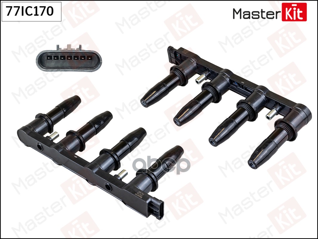 Катушка зажигания Chevrolet Aveo(T300),Cruze(J300) 09-,Opel Astra J,Mokka X(J13) 09- MasterKit арт. 77IC170