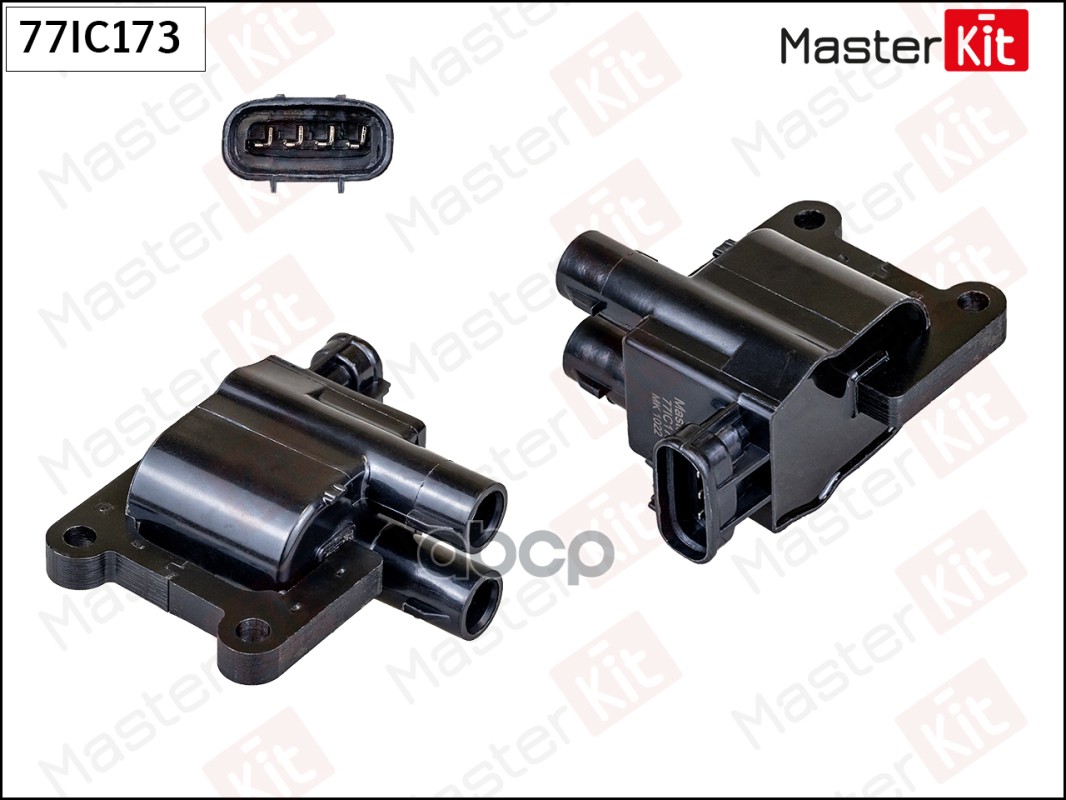 77IC173 Катушка зажигания TOYOTA AVENSIS  RAV IV 2.0 97-03 MasterKit арт. 77ic173