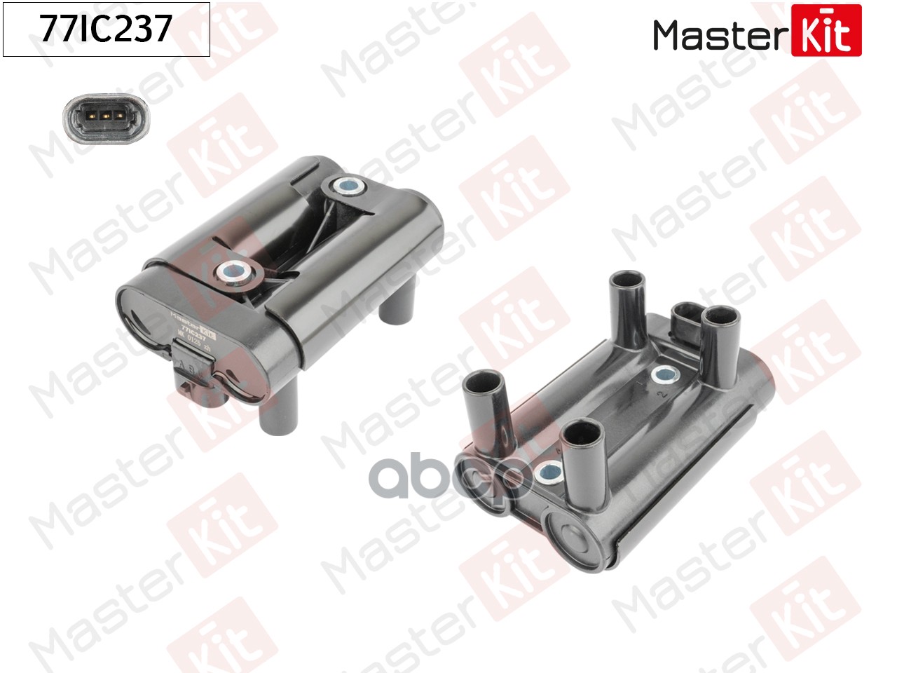 77IC237 Катушка зажигания GREAT WALL HOVER H3/H5 4G63S4M/4G64S4M/4G69S4N MasterKit арт. 77ic237