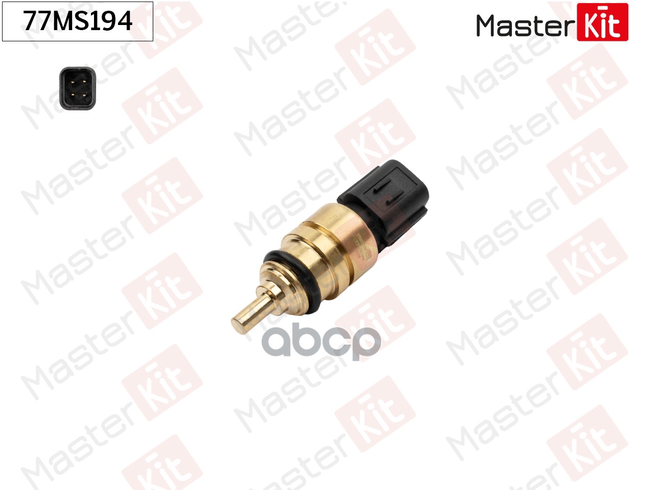 77MS194 Датчик  температура ОЖ CHEVROLET AVEO/KALOS  HYUNDAI ix35  KIA SORENTO II 2.0/2.4 MasterKit арт. 77ms194